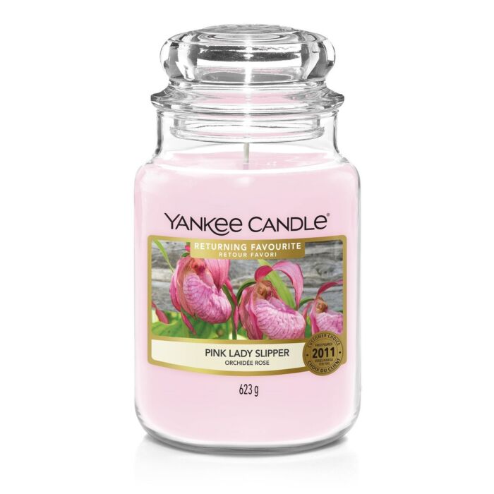 Yankee Candle Pink Lady Slipper - Large Jar